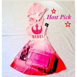 Star Wars Hooded Rebel Vehicle Hooded Tank Dress, sz XS (Juniors), NEW